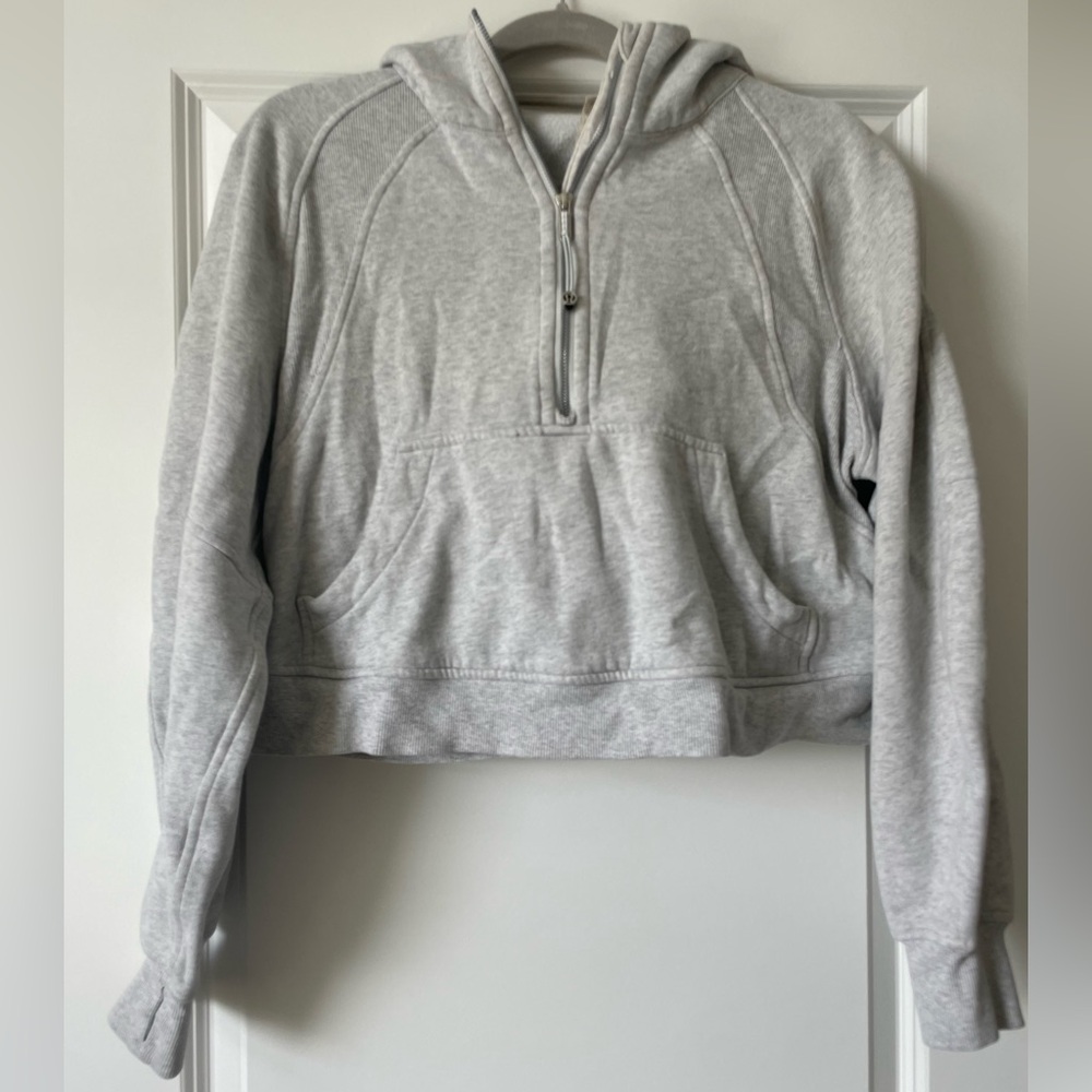 Lululemon scuba hoodie- light grey